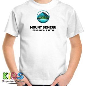 Kaos Kaos Gunung Semeru - Mount Semeru T-Shift