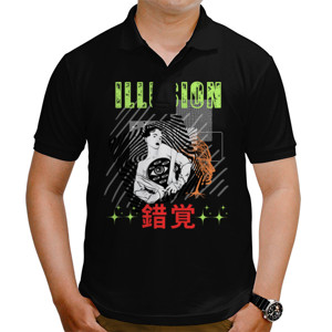 Kaos Polo Woman In Illusion Keren