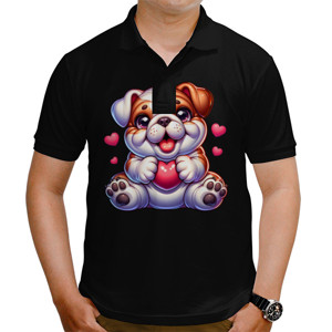 Kaos Polo Kaos Gambar Anjing 234