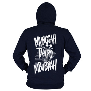 Hoodie Zipper Munggah tanpo Mbubrah 