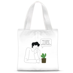 Tas Tote Fullprint Dear Myself