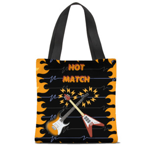 Tas Tote Fullprint Hot Match