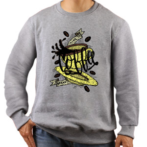 Jaket Sweater TIME TO COFFEE BREAK