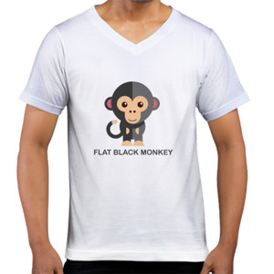 Kaos  FLAT BLACK MONKEY 