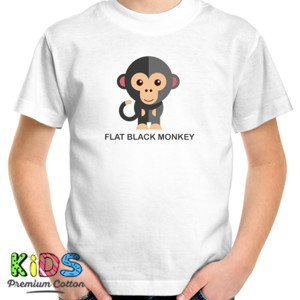 Kaos FLAT BLACK MONKEY 
