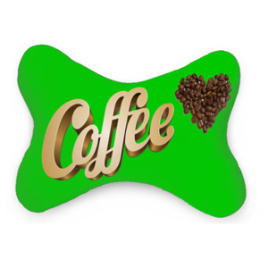Bantal Mobil love Coffee Green