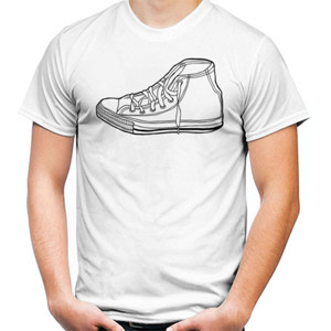 Kaos Converse Shoes Sketch 3