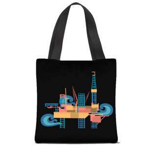 Tas Tote Fullprint Tote bag rig offshore