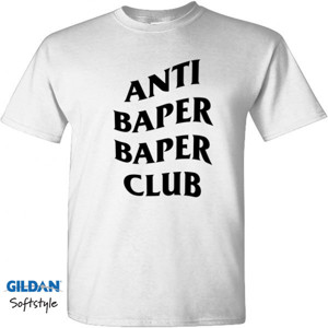Kaos Kaos Cewe Anti Baper Baper Club 2