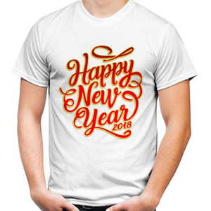 Kaos Happy New Year 2018