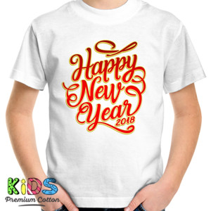 Kaos Happy New Year 2018