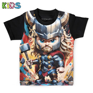 Kaos Anak Full-Print Avenger Kid Thor