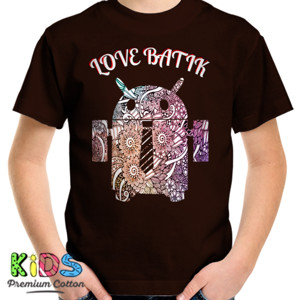 Kaos Love Batik