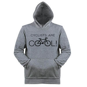 Jaket Hoodie Cyclists are cool 2