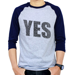 Kaos Raglan YES