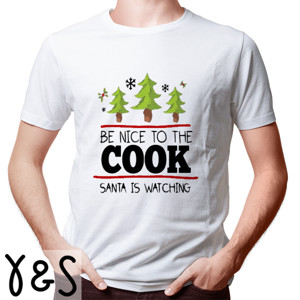Kaos Be Nice To The Cook Santa Is Watching Christmas 2