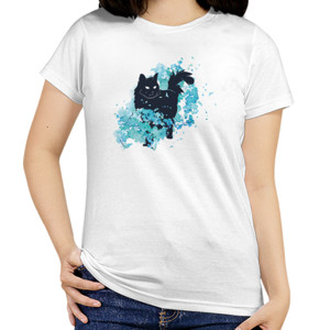 Kaos Dark Cat & Tosca Watercolor