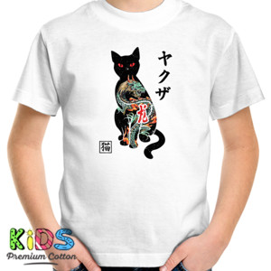 Kaos Jepang Cat Yakuza