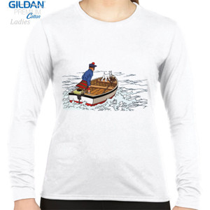 Kaos Tintin Black Island