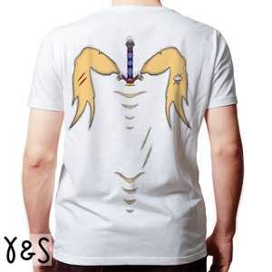 Kaos Desain sobek dan pedang
