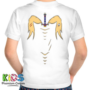 Kaos Desain sobek dan pedang