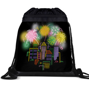 Tas Serut Pemandangan kota kembang api