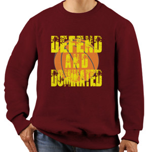 Jaket Sweater Defend And Dominated