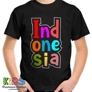 Kaos Indonesia Warna-warni