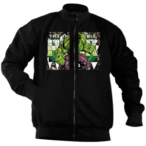 Jaket Bomber Tshirt Pria Hulk