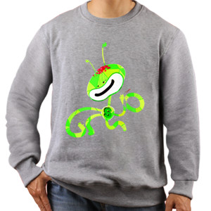 Jaket Sweater Green Monster