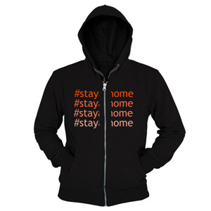 Hoodie Zipper stayathome