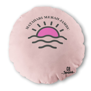 Bantal Bulat bantal bulat matahari merah jambu