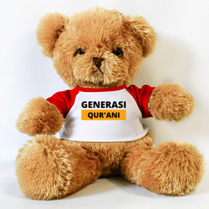 Boneka Beruang Generasi Qurani Black/Yellow