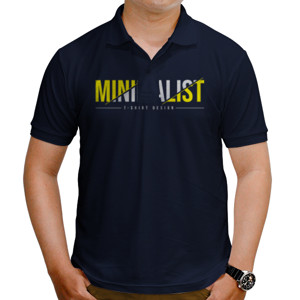 Kaos Polo Minimalist Typography