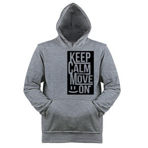 Jaket Hoodie KEEP CALM AND MOVE ON 10
