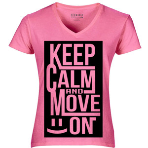 Kaos KEEP CALM AND MOVE ON 10