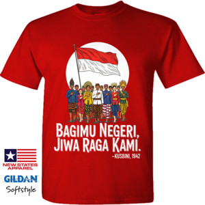 Kaos BAGIMU NEGERI, JIWA RAGA KAMI - 001