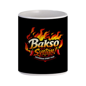 Mug Bakso Syetan Level Neraka