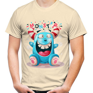 Kaos Monster Lucu