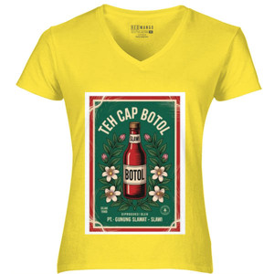 Kaos vintage seri teh cap botol