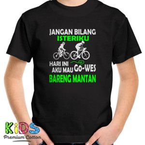 Kaos Kaos Pria Pencinta Sepeda Jangan Bilang Istriku