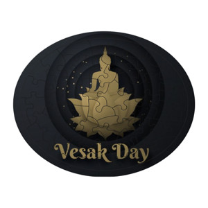 Puzzle puzzle toy Buddha Vesak Day