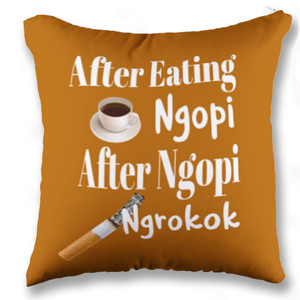 Bantal Ritual Lelaki : Ngopi dan Ngrokok