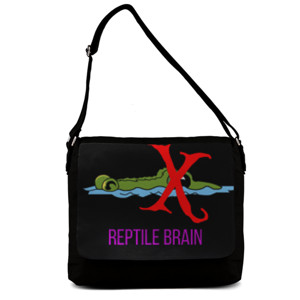 Tas Selempang Reptile Brain