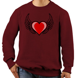 Jaket Sweater Wing of Love - The Power of Love - Eternal Flame