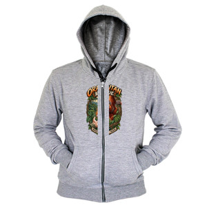 Hoodie Zipper ORANG UTAN RESCUE