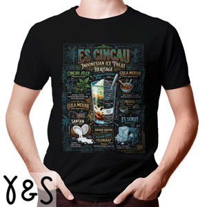 Kaos Kaos Custom Es Cincau Indonesia Ice Treat Heritage