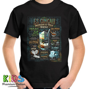 Kaos Kaos Custom Es Cincau Indonesia Ice Treat Heritage