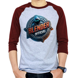 Kaos Raglan hoodie custom