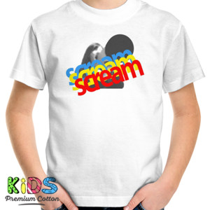 Kaos scream tshirt
